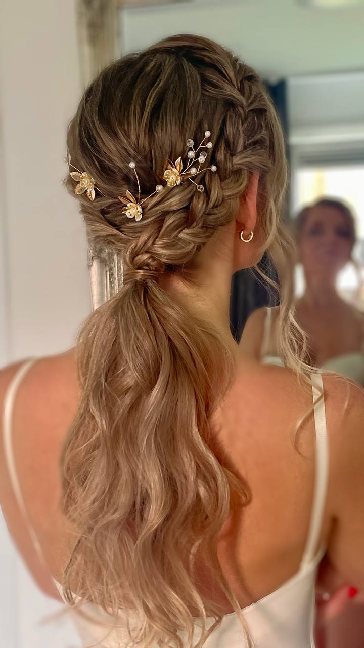 bridal hairstyle for long hair