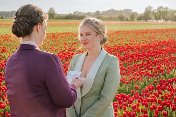 LGBTQIA+ Friendly wedding makeup and hairstyles for couples in Amsterdam